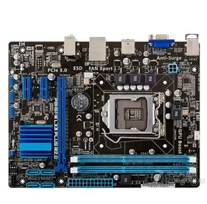 เมนบอร์ดสำหรับ P8H61-M LX3 PLUS R2.0,เมนบอร์ดเดสก์ท็อป Intel <span class=keywords><strong>DDR3</strong></span> LGA 1155รองรับ I3 I5 I7 16GB H61 - Product Image 1