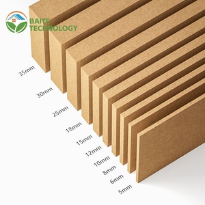 Paneles de Pared de MDF Brillante E1 de 18 mm Personalizados para Decoración del Hogar, Resistentes a la Humedad, Tablero de Fibra de Densidad Media de Primera Clase, Diseño Moderno - Product Image 1