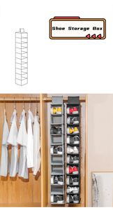 Factory Custom Wholesale Non Woven 10 Layer Hat <b>Storage</b> Bag <b>Collapsible</b> Wardrobe Shoes Hanging <b>Storage</b> Bag - Product Image 4