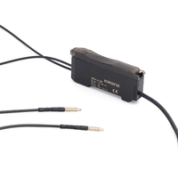 Sensor Serat Optik Digital KRONZ PNP 4-Kanal Anti-Interferensi Kontrol Ambang Otomatis Fotolistrik Industri
