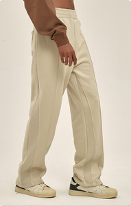 365g <span class=keywords><strong>pantaloni</strong></span> della tuta larghi di cotone di <span class=keywords><strong>velluto</strong></span> 87% <span class=keywords><strong>pantaloni</strong></span> della tuta da Jogging Casual <span class=keywords><strong>pantaloni</strong></span> a zampa in bianco da <span class=keywords><strong>uomo</strong></span> Streetwear di alta qualità - Product Image 4