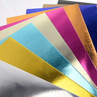 Papier artistique personnalisé, carton, film, chrome holographique laminé avec revêtement pour les designs imprimés