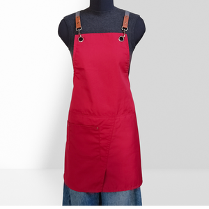 Tablier en toile de <span class=keywords><strong>voile</strong></span> résistant à l'abrasion, taille adulte réglable, résistant à l'huile pour la cuisine et le personnel de service - Product Image 4