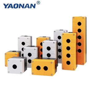 Bouton-poussoir <span class=keywords><strong>d</strong></span>'arrêt <span class=keywords><strong>d</strong></span>'<span class=keywords><strong>urgence</strong></span> étanche 22 mm, type champignon, pour boîtier de commande 123456 trous Max. Courant 3A, tension 220V, IP65 - Product Image 6