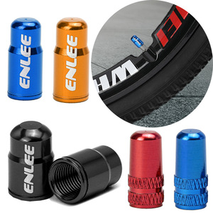 ENLEE Cache-valve de pneu français pour jantes, capuchons anti-poussière pour valves de vélo de route, accessoires en alliage d'aluminium, 50 pièces FV - Product Image 2