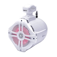 DIBEISI 8 pouces tour 2 voies Mini boîte étanche Marine Bateau Haut-parleur avec lumières LED Wakeboard Haut-parleur DBS6570