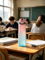 Joli ensemble de gobelets d'eau sains sans BPA avec technologie anti-odeur et options de parfum, bouteille pour le bureau et les activités sportives