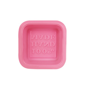 Moldes de silicona para jabón <span class=keywords><strong>3d</strong></span> hechos a mano, forma <span class=keywords><strong>rectangular</strong></span> y cuadrada, con logotipo, para hornear, 100% - Product Image 5