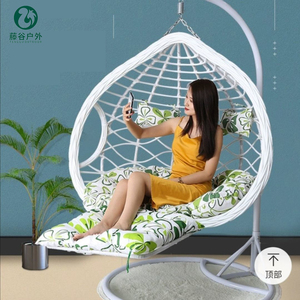 Chaise suspendue d'extérieur en rotin avec support, siège en forme d'œuf, balançoires de jardin et de patio, vente chaude - Product Image 4