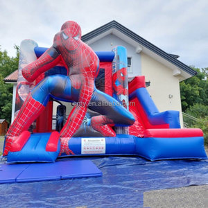 Château gonflable <span class=keywords><strong>Spiderman</strong></span> GMY Inflatables avec toboggan, aire de jeux pour enfants, aire de jeux commerciale - Product Image 1