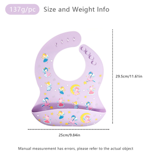 Comfortabele, zachte, BPA-vrije siliconen slabben voor peuters, makkelijk te wassen, waterdicht, verstelbaar. - Product Image 5