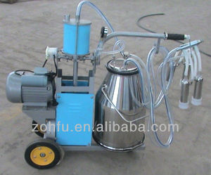 เครื่องรีดนมวัวแบบพกพา ใช้ไฟฟ้า ถังเดี่ยว สำหรับฟาร์มโคนมขนาดเล็ก - Product Image 3
