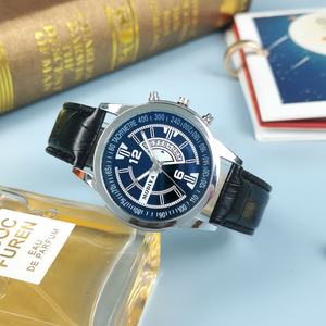 OEM ODM <b>Cheap</b> Hot Fashion <b>Men's</b> Quartz <b>Watch</b> Leather Strap Alloy Case Glass Dial Pointer Luminous Business Style Wholesale - Product Image 3