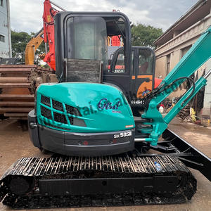 Excavadora Compacta Kobelco SK50SR de 5 Toneladas Usada en 2021, Miniexcavadora Original de Japón, Maquinaria de Construcción de Segunda Mano - Product Image 2