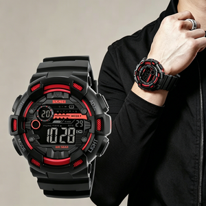 Reloj de Pulsera Electrónico Digital Luminoso Multifuncional Deportivo para Hombre de 50 mm y 10 m Resistente al Agua con Cronógrafo - Product Image 3