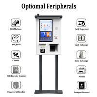 Estar Terminal de paiement de stationnement en libre-service étanche pour l'extérieur avec RFID/lecteur de codes à barres/de cartes pour systèmes de stationnement intelligents