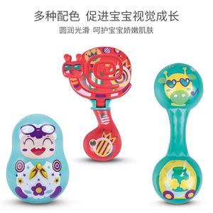ของเล่นเขย่ามือสำหรับเด็ก ของเล่นปลอบประโลมเด็ก ของเล่นพลาสติกเพื่อการศึกษา กระดิ่งกัดฟัน ดีไซน์หมุนได้ สำหรับเด็กทั้งชายและหญิง - Product Image 4