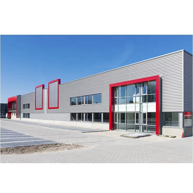 China large steel frame poultry automatic prefab workshop farming shed