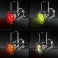AOPU Lampu Fresnel LED 300W 2in1 Tahan Air dengan Zoom Otomatis, Peralatan Pencahayaan Studio TV untuk Panggung Luar Ruangan dan Klub