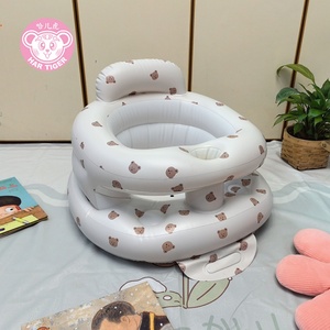 Asiento Inflable Multifuncional para Bebés, Silla Plegable para Bebés de 3 a 36 Meses, para Hotel, Baño, Sala de Estar, Aprendizaje de Sentarse - Product Image 5