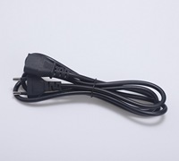 Cable de Alimentación EU Schuko 2 Pines IEC C13, Cable de Repuesto de Cobre Puro para Monitor de Computadora de Escritorio, Impresora, Compatible con Filipinas