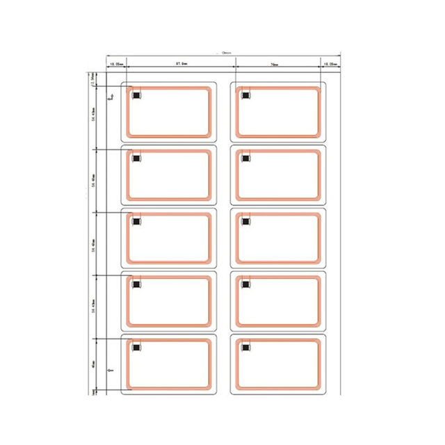 Inlay for ID Card (F08 S50 TK4100)
