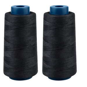 Couleurs Stocklot 40s/2 Blanc Noir Serging <span class=keywords><strong>Fil</strong></span> Cônes <span class=keywords><strong>de</strong></span> 3000 Yards Polyester <span class=keywords><strong>Fil</strong></span> <span class=keywords><strong>pour</strong></span> Overlock Machine À Coudre Quilting - Product Image 3