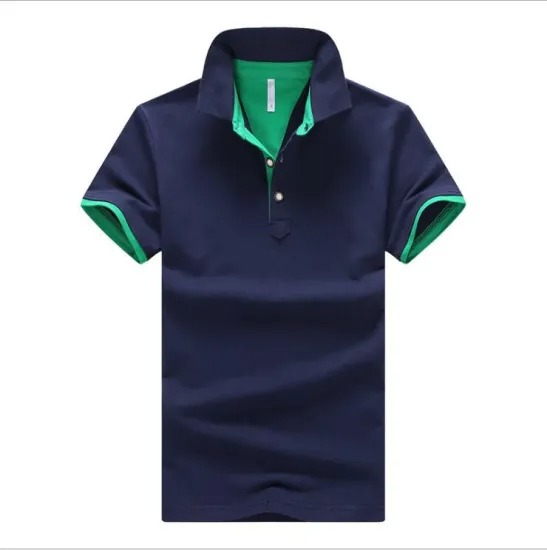 2021 Summer New Design Custom Logo Men Clothes Short Sleeved T Shirt Casual Lapel Business Polo Shirt