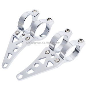 Soporte de Faro Delantero para Motocicleta <span class=keywords><strong>Cafe</strong></span> <span class=keywords><strong>Racer</strong></span>, Abrazadera Ajustable para Montaje en Horquilla de Motor - Product Image 5