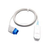 Compatible avec Nihon Kohden Monitor SpO2 Sensor Adult Clip Réutilisable Spo2 Probe 14 Pin