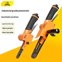 Ponceuse à bande manuelle importée Shiwei, petite ponceuse portative pour le travail du bois et le polissage des métaux, machine de ponçage annulaire