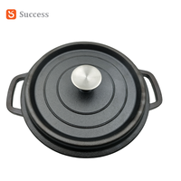 Casserole en fonte émaillée de qualité supérieure, revêtue d'huile végétale, profonde, pour le four et la table, ustensiles de cuisine
