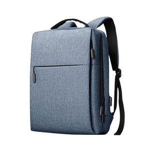 Custom Oem Custom Design <b>Slim</b> Waterproof Laptop <b>Backpack</b> Men Women Arrival Usb Charging Port Polyester School Travel - Product Image 3