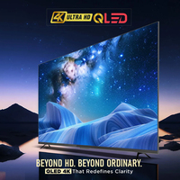 Suministro Directo de Fábrica, Televisor Inteligente QLED 4K UHD HDR de 85/98/100 Pulgadas, Pantalla Ultrafina sin Marco, Televisión Android, WebOS TV, Google TV
