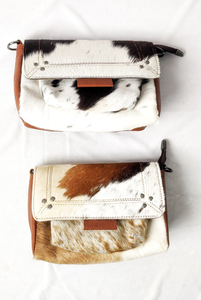 Bolso de Mano de Cuero con Pelo de Vaca para Mujer, Diseño Novedoso, Bolso Bandolera, Bolso de Compras, Bolsos de Pelo de Vaca Elegantes y de Gran Venta - Product Image 5