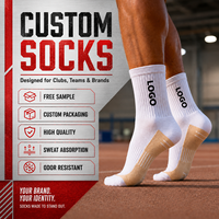 Chaussettes de sport confortables haute performance, respirantes, mi-mollet, personnalisées pour hommes, chaussettes de course personnalisées, chaussettes de basketball athlétiques