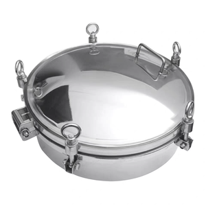 스테인레스 스틸 단조 위생 육각 압력 맨홀 커버 탱크 맨웨이 식품 학년 3 바 JIEXIN 브랜드 1pc 최소 주문 - Product Image 1