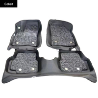 Nouveaux Produits Tapis de Sol de Voiture de Luxe 5D Double Couche en Cuir pour Cobalt Ouzbékistan