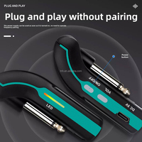 TNH DX22 Universal Rechargeable Wireless Transceiver Audio Transmitter and Receiver System for Guitar Bass Musical Instruments