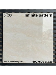 Gạch lát nền men sứ Foshan 600x600mm - Thiết kế hiện đại, vân đá giả, chống trơn, phương pháp lát ướt, dùng trong nhà, độ dày 9mm