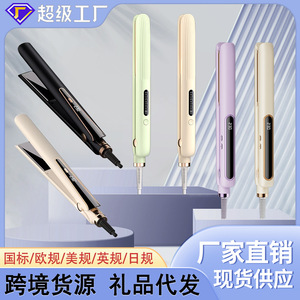 Hair Straightener And Curler 1.25 In Lcd Display Ionic Home Use Salon Styling Tool - Product Image 5