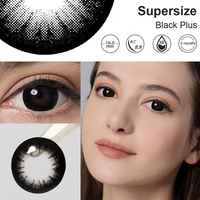 Échantillons gratuits MAGISTER Brown Lentes De Contato Lentilles De Contact Noires Lentilles De Contact Supersize Doll Eye Lentilles De Contact de couleur