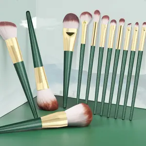 Essential brushes for make up with Brush bucket gift box 12 pcs Makeup brush set 2024