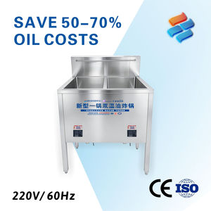 <span class=keywords><strong>Friteuse</strong></span> électrique <span class=keywords><strong>professionnelle</strong></span> à double cuve 20L, cuve intérieure en acier inoxydable, interrupteurs séparés, 6000W*2, 220V/380V - Product Image 1