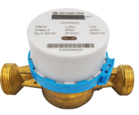 Intelligent sans fil lorawan 433MHz électrique compteur d'eau à jet unique avec ÉCRAN LCD