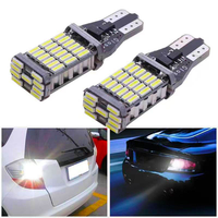 Ampoules LED de clignotant de voiture T15 W16W 921 912 T16 T10, haute puissance 45 SMD 4014, remplacement pour feux de recul de voiture, blanc