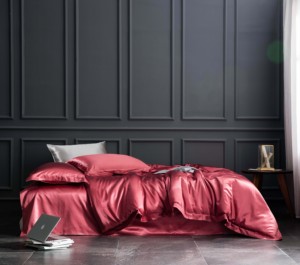 NOBBY SERINDA Bộ Đồ Giường Lụa Satin Sang Trọng Bộ 100% Bộ Đồ Giường Lụa Dâu Tằm - Product Image 2