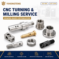 Services d'usinage, fraisage CNC, tournage, pièces métalliques en acier inoxydable de précision sur mesure, fabrication OEM, fabrication à guichet unique, prototypage rapide