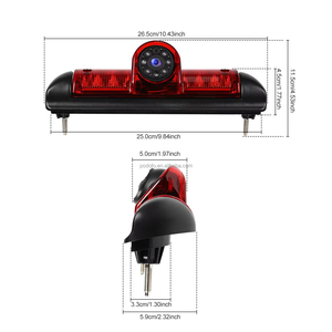 Caméra de recul étanche Podofo pour FIAT Ducato / Peugeot Boxer / Citroën Jumper 2006-2017, vision nocturne, intégrée au feu stop - Product Image 5