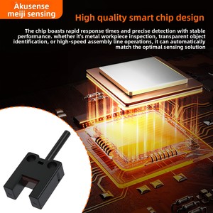 Akusense micro-slot cảm biến quang học giới hạn quang điện nguồn gốc chuyển đổi bốn dây NPN thường mở/thường đóng mô hình Ke20-1Naw - Product Image 5